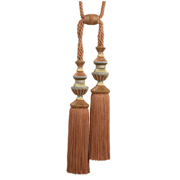 Trianon Double Tassel Tieback - Marzipan