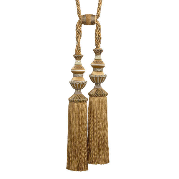 Trianon Double Tassel Tieback - Citrine