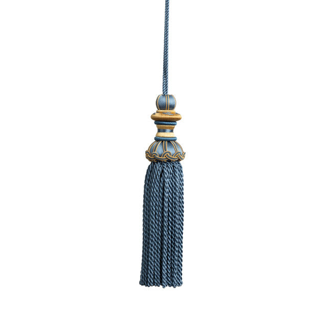 Trianon Key Tassel - Lapis