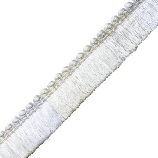 Trianon Blocked Brush Fringe - Pearl
