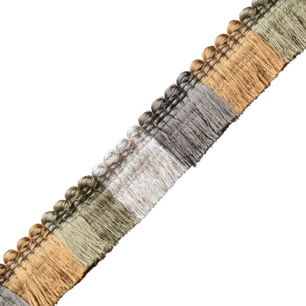 Trianon Blocked Brush Fringe - Citrine