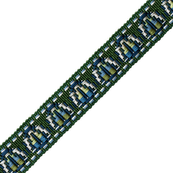 Trianon Ombre Border - Emerald
