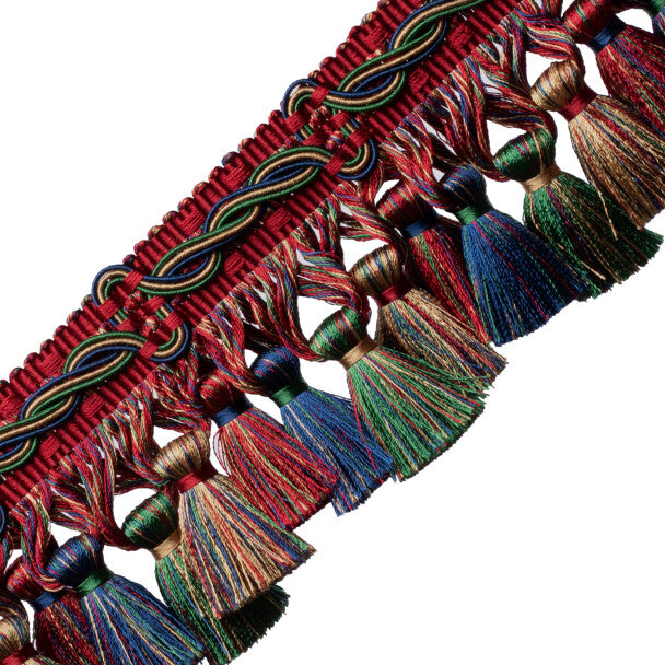 Trianon Scalloped Tassel Frnge - Jewel