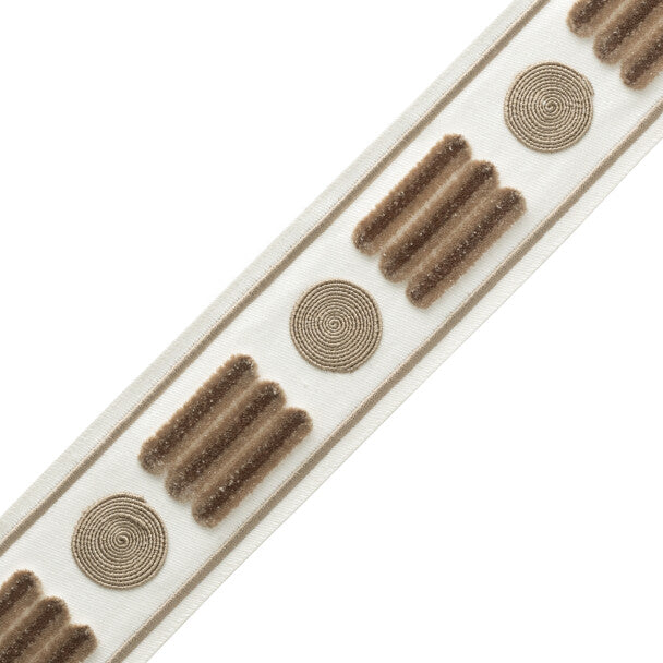Jules Velvet Border - Dune