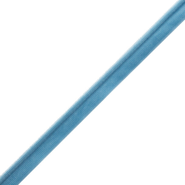 Swiss Velvet Grosgrain Piping - Wedgewood