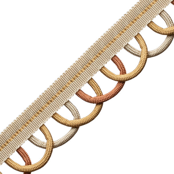 Posy Scalloped Border - Spice