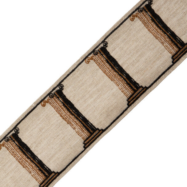 Colonna Embriodered Border - Pietra