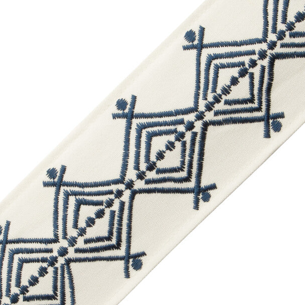 Chimayo Embroidered Border - Blue Sky