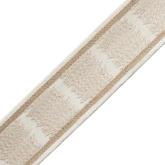 Taos Embroidered Border - White Sands