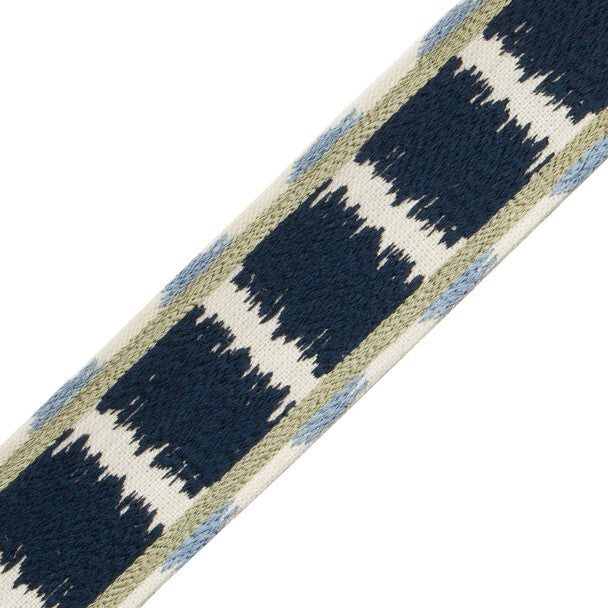Taos Embroidered Border - Blue Sky