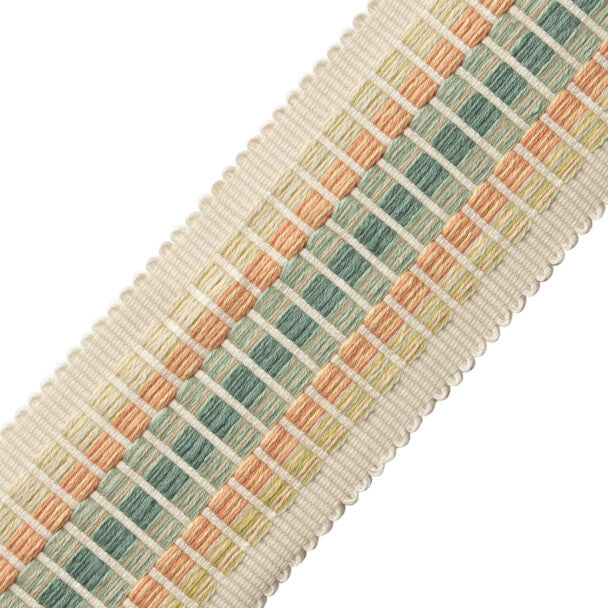 Dorset Striped Border - Aquamarine
