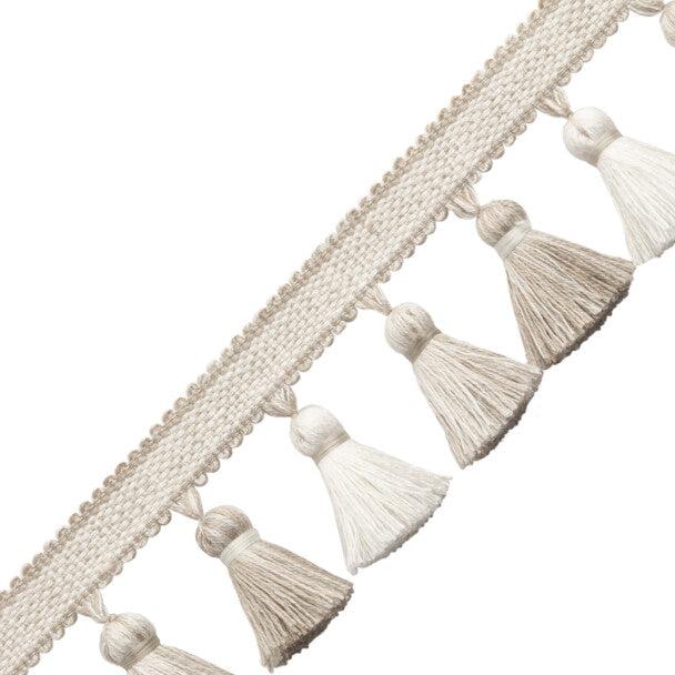Dorset Ombré Tassel Fringe - Oyster