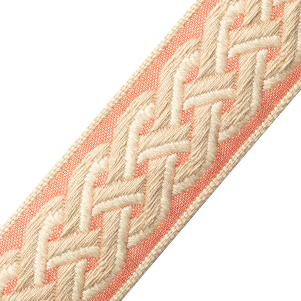 Dorset Braided Border - Coral