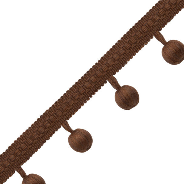 Sophie Beaded Fringe - Walnut