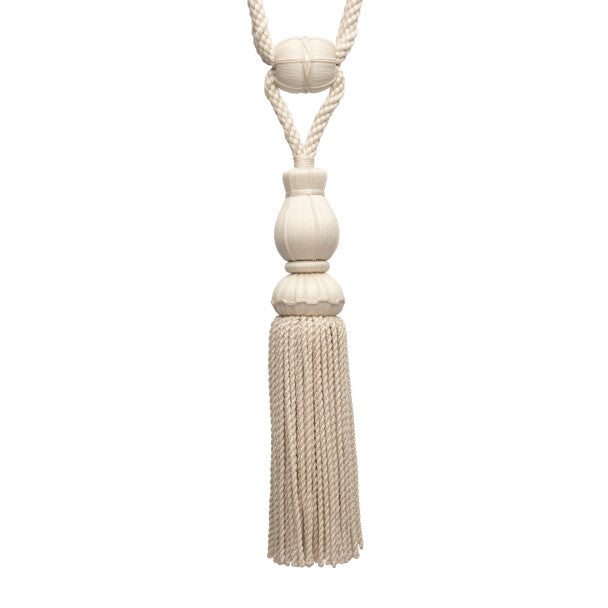 Sophie Tassel Tieback - Cream