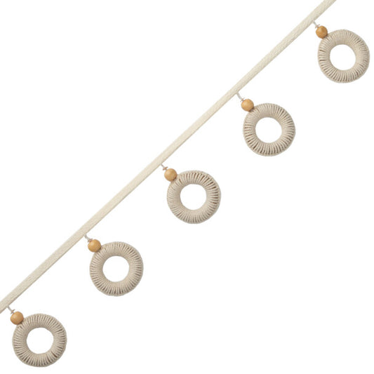 Corsica Hoop Fringe - Canvas
