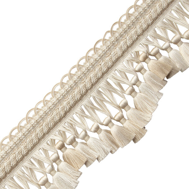 Bagatelle Scalloped Tassel Fringe - Gardenia