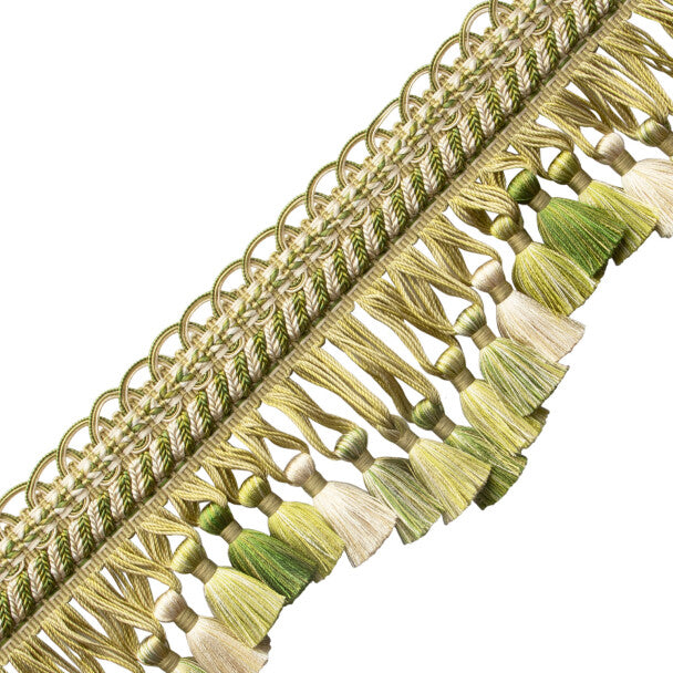 Bagatelle Scalloped Tassel Fringe - Fern