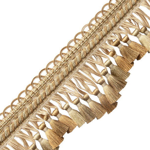 Bagatelle Scalloped Tassel Fringe - Gilded Gold