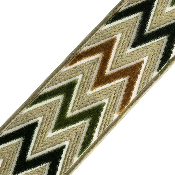Arlo Velvet Border - Green Jasper