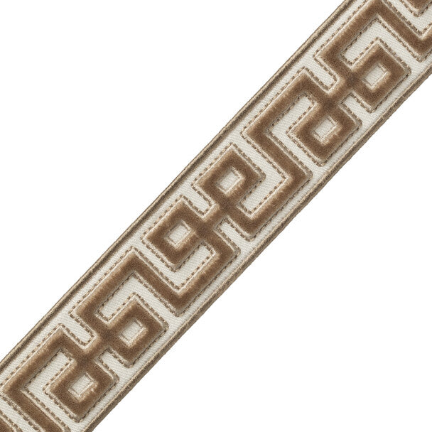 Lennox Velvet Border - Oyster