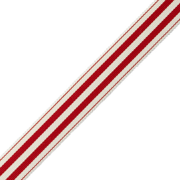 MDS 1" (26 Mm) Stripe Border - Red