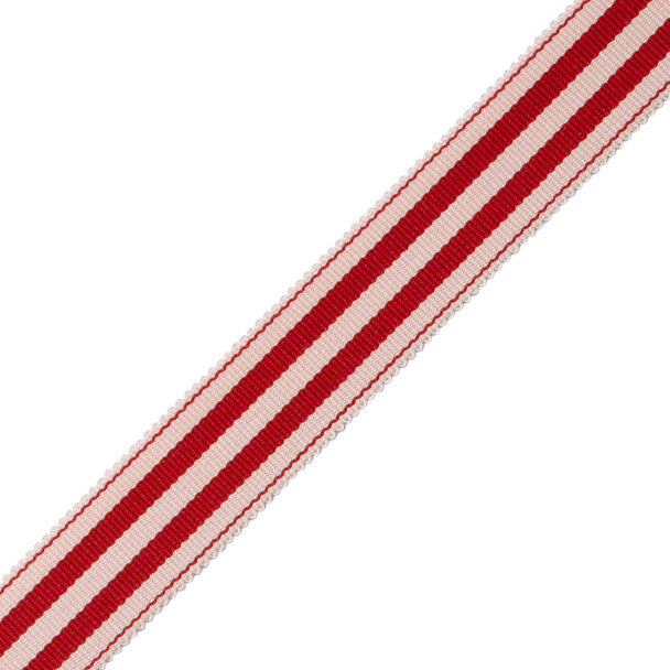 MDS 1" (26 Mm) Stripe Border - Poppy