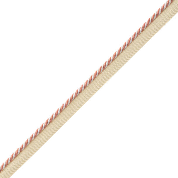 MDS Rosette Cord with Tape - Coral