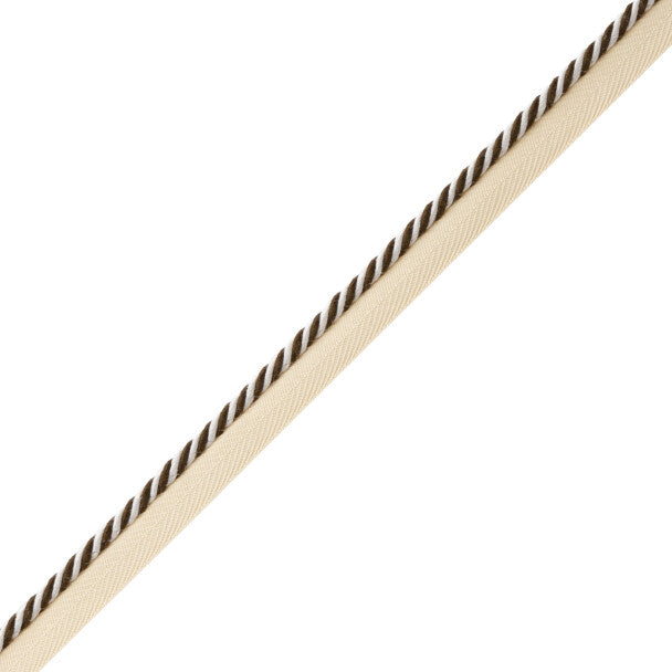 MDS Rosette Cord with Tape - Chocolate