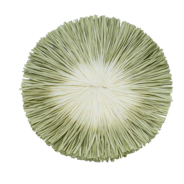 Corsica Raffia Rosette - Leaf