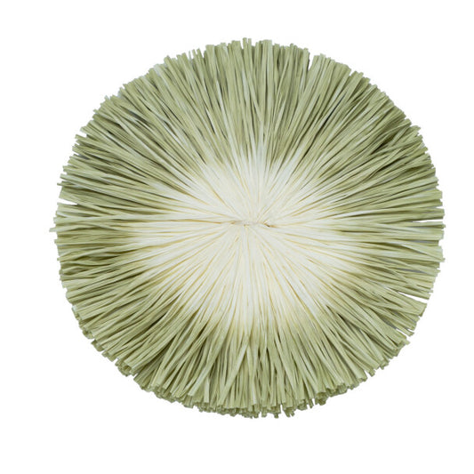Corsica Raffia Rosette - Leaf