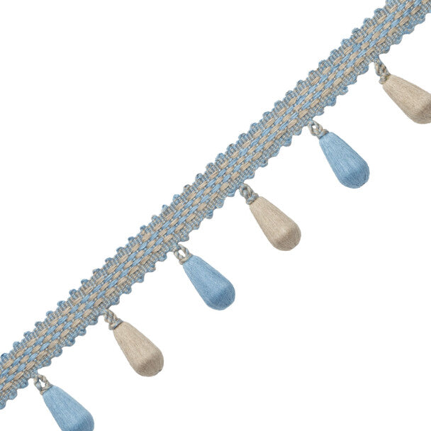 Ilana Beaded Fringe - Ocean