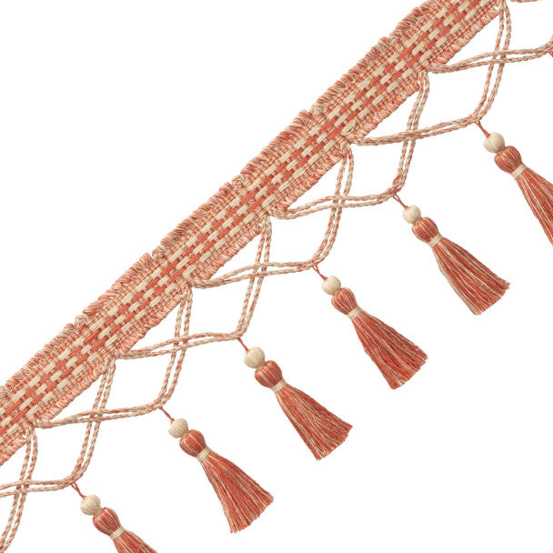 Ilana Tassel Fringe - Coral