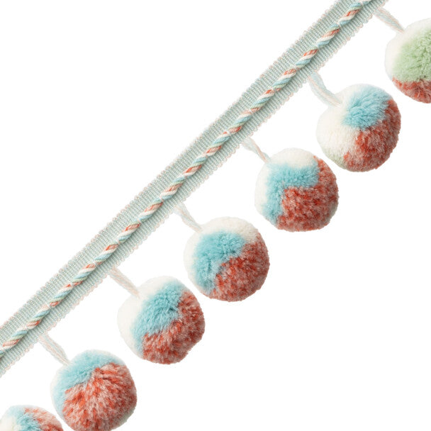 Kaleidoscope Pom Pom Fringe - Lupine