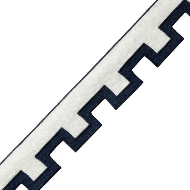 Devon Appliqué Border - Navy