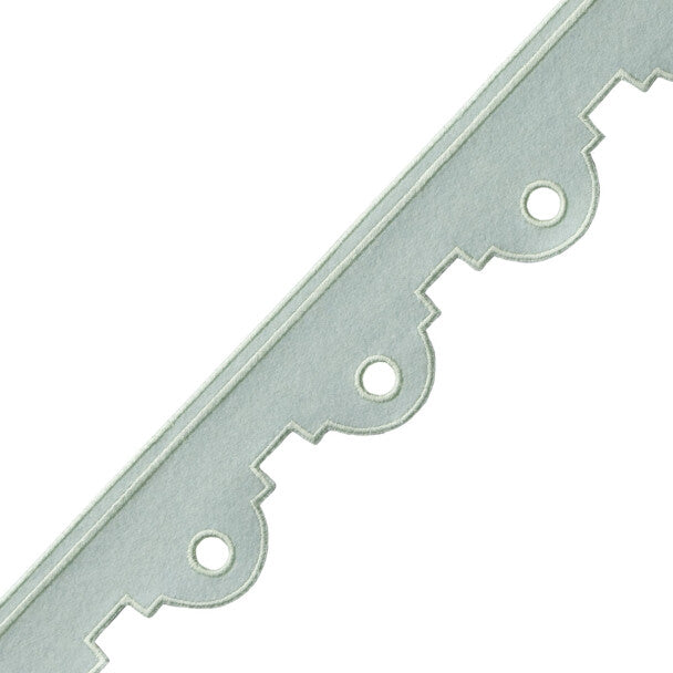 Peyton Embroidered Border - Celadon