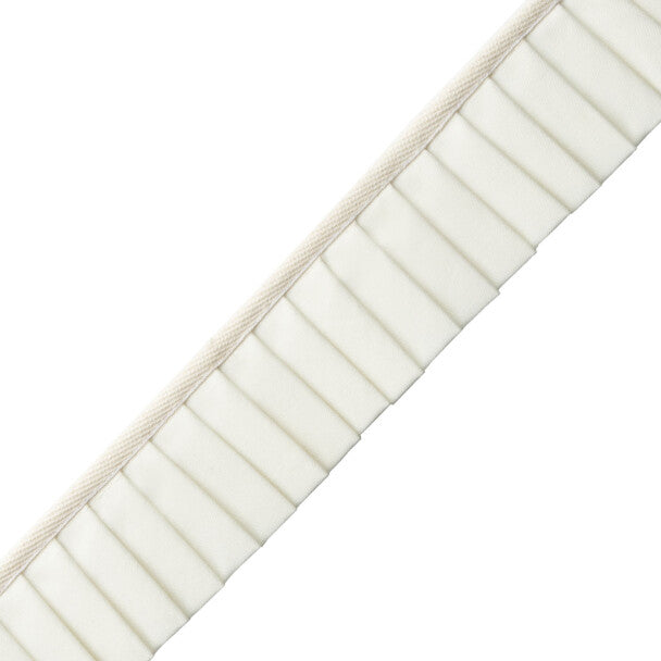 Greer Pleated Border - Pearl
