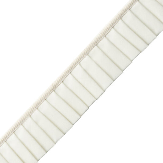 Greer Pleated Border - Pearl