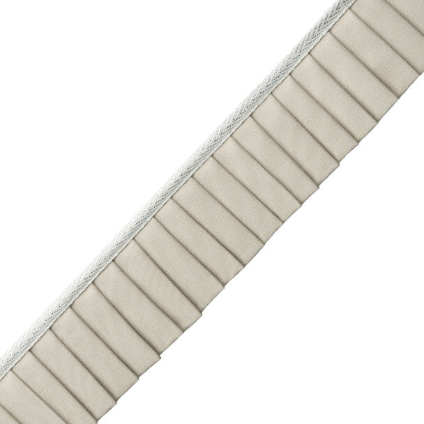 Greer Pleated Border - Sterling