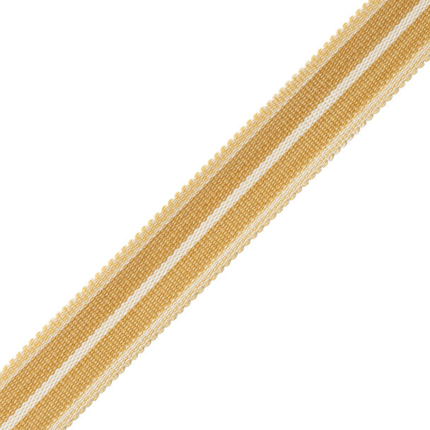 Westport Striped Border - Beeswax