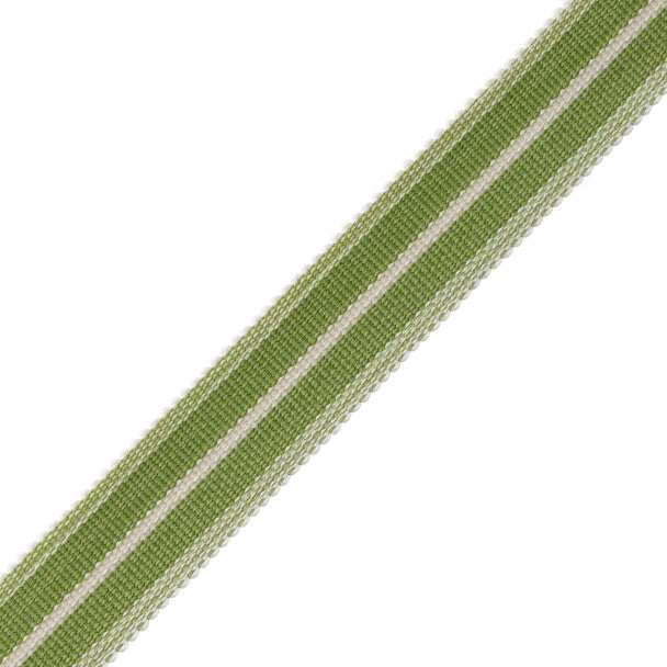 Westport Striped Border - Spring Green