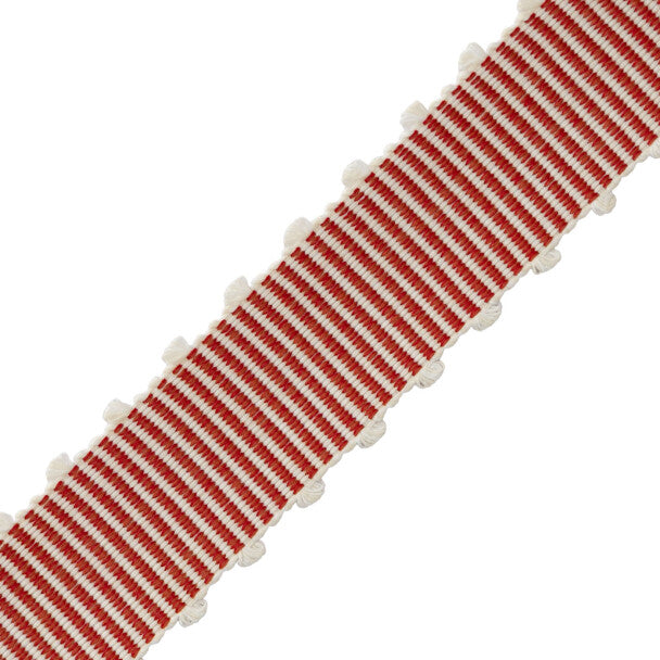 Westport Picot Border - Red Coral