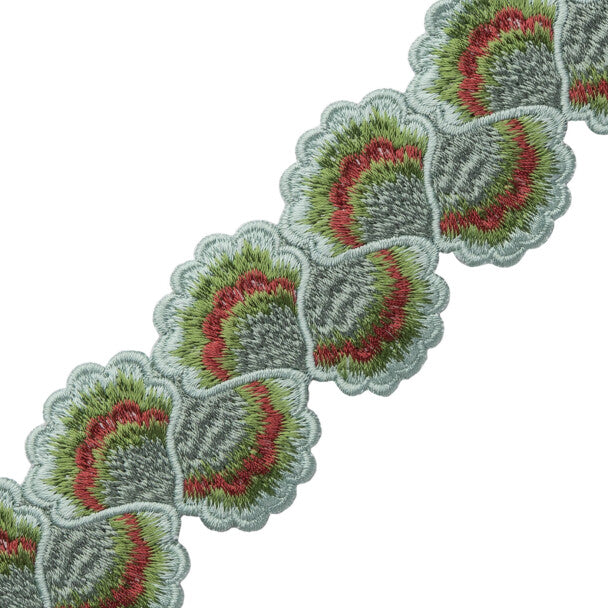 Romaunt Embroidered Border - Arcadia Multi