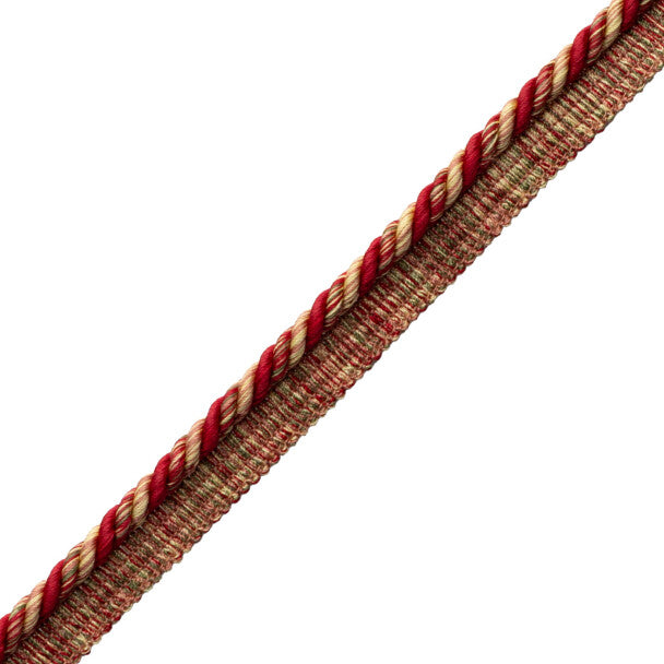 Romaunt Cord with Tape - Rossetti Crimson