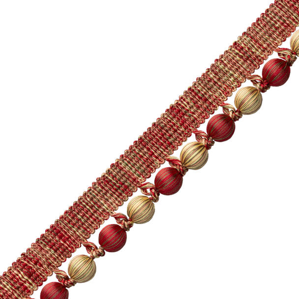 Romaunt Beaded Cord - Rossetti Crimson