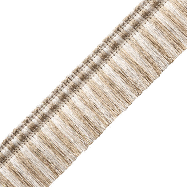 Romaunt Blocked Brush Fringe - Boreas Oyster