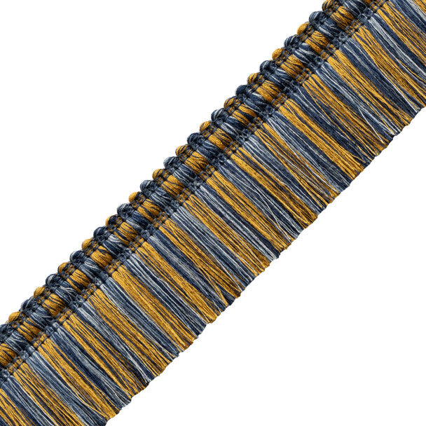 Romaunt Blocked Brush Fringe - Millais Gold