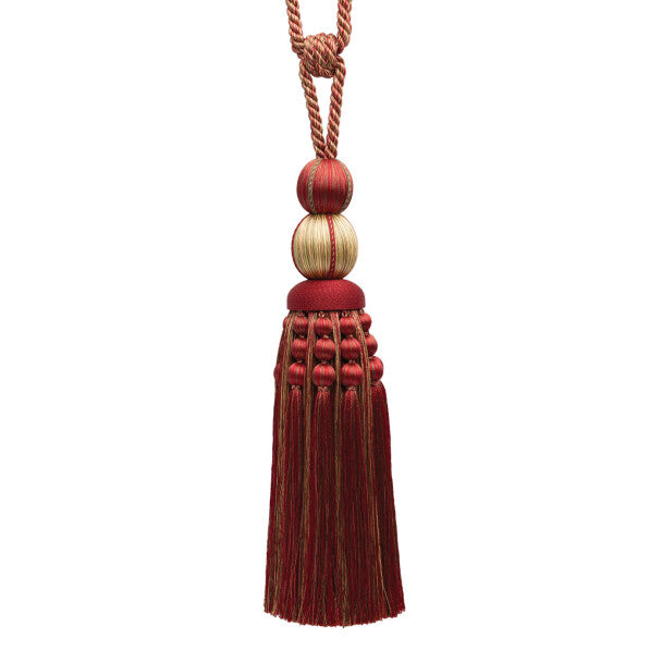Romaunt Tassel Tieback - Rossetti Crimson