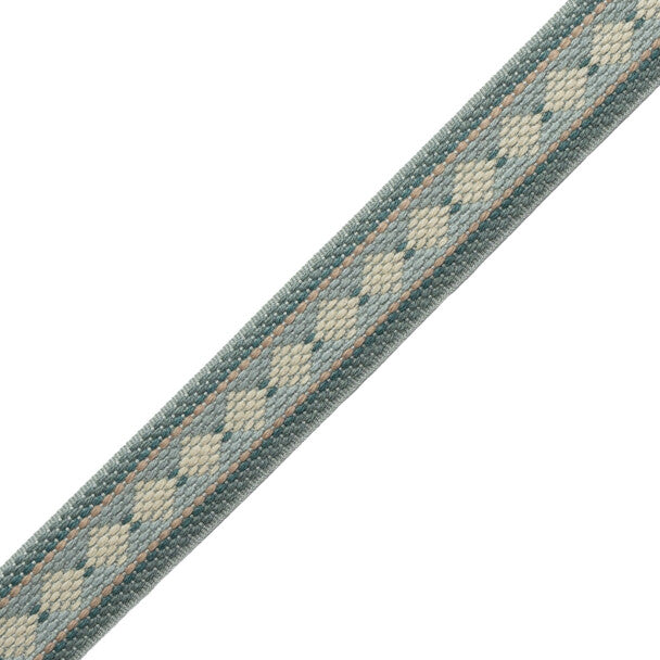 Ashton Diamond Border - Springhouse Mist