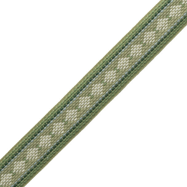 Ashton Diamond Border - Verdant Moor